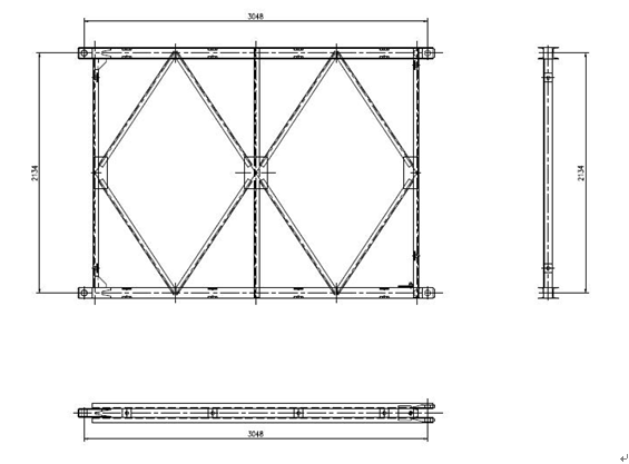 Compacte 200 geprefabriceerde staal Baileybrug