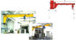 De muur Opgezette Capaciteit van Kraanbalkkranen 1 ton met 360 graadomwenteling in Gele ASTM-Specificatie