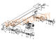 De Reeks Crane End Carriage van Crane Traveling Mechanism HSB voor Enige/Dubbele Balk